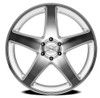 Set 4 22" Select Spectrum Gloss Silver Machined 22x10 Wheels 6x135 30mm Rims