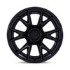 Set 4 18" Fuel FC402 Catalyst Matte Black Gloss Black Lip 18x9 6x135 1mm Rims