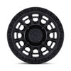Set 4 15" Fuel UTV FV832 Cycle UTV Matte Black Gloss Black Lip 15x7 5x4.5 38mm Rims