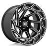 XD XD860 Onslaught 20x9 6x5.5 Gloss Black Milled Wheel 20" 0mm Rim