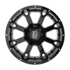 XD XD825 Buck 25 20x10 5x5.0 5x135 Gloss Black Milled Wheel 20" -24mm Rim