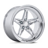 Set 4 20" American Racing Vintage VN514 Groove Chrome 20x10 5x4.75 6mm Wheels