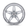 Set 4 18" American Racing Vintage VN514 Groove Chrome 18x10 5x4.75 0mm Wheels
