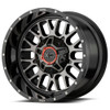 XD XD842 Snare 20x9 8x180 Gloss Black Gray Tint Wheel 20" 18mm Rim
