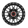 XD XD842 Snare 20x9 8x180 Gloss Black Gray Tint Wheel 20" 18mm Rim