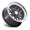 Set 4 17" American Racing VN516 G-Force 17x8 5x4.5  0mmAnthracite Diamond Cut Lip