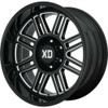 20" XD XD850 Cage 20x9 Gloss Black Milled 5x150 Wheel 0mm Rim