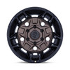 Set 4 17" Black Rhino BR028 Guard Bronze Matte Blk-Lip 17x8.5 Wheels 5x5 0mm Rim