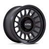 Set 4 18" KMC KM447 IMPACT FORGED MONOBLOCK Satin Black 18x9 Wheels 6x5.5 18mm