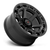 XD XD862 Raid 17x9 5x5.0 Satin Black Wheel 17" 0mm Rim