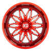 XD XD859 Gunner 20x10 6x135 6x5.5 Candy Red Milled Wheel 20" -18mm Rim