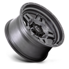 Set 4 Fuel D801 Oxide 18x9 6x5.5 Matte Gunmetal Wheels 18" 1mm Rims