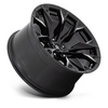Set 4 20" Fuel D803 Flame 20x12 5x5 -44mm Gloss Black Milled Wheels For Jeep Rim