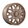 22" Fuel D876 Flux Dually Platinum Bronze 22x8.25 Wheel 8x210 104mm Front Rim
