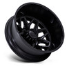 20" Fuel 1PC D871 Flux Dually Blackout 20x8.25 Wheel 8x6.5 -227mm Rear Truck Rim