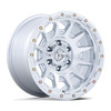 Set 4 18" Fuel FC884 Fortress Silver Machined Face 18x9 Wheels 6x135 1mm Rims