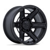 Set 4 17" Fuel FC892 Gambit Matte Black 17x8.5 Wheels 6x135 0mm Offroad Rims