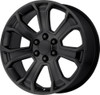 Set 4 Performance Replicas PR166 22x9 6x5.5 Hyper Silver Wheels 22" 24mm Rims