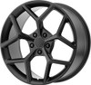Set 4 Performance Replicas PR126 20x10 5x120 Matte Black Wheels 20" 23mm Rims