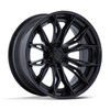 Set 4 22" Fuel FC404 Mutiny Matte Black Gloss Black Lip 22x10 Wheels 6x135 -18mm