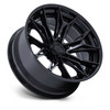 Set 4 22" Fuel FC404 Mutiny Matte Black Gloss Black Lip 22x10 Wheels 6x135 -18mm