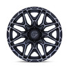 Set 4 22" Fuel FC885 Injector Gloss Black Machined FC DDT 22x9 Wheels 8x180 1mm