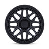 20" Fuel FC881 Surge Matte Black Gloss Black Lip 20x10 Wheel 8x6.5 -18mm 1PC Rim
