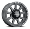 Set 4 17" Vision 350 Ojos   Satin Black 17x9 Wheels 8x6.5 (8x165.1) 12mm Rims