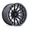 Set 4 20" Fuel FC888 Revolt Gloss Gunmetal 20x9 Wheels 6x5.5 1mm Rims