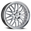 Set 4 16" Petrol P4C 16x7 5x112 40mm Silver W/ Machined Face & Lip Wheels Rims
