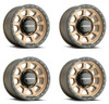 Set 4 18" Vision 350 Ojos   Bronze 18x9 Wheels 6x135 12mm Rims