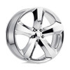 Set 4 Performance Replicas PR170 20x8 5x115 Chrome Wheels 20" 24mm Rims
