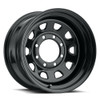 15" Vision 84 Steel D Window Gloss Black 15x8 Wheel 5x4.5 (5x114.3) -29mm Rim