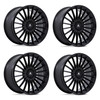 Set 4 24" Asanti Black AB048 Viceroy Matte Black 24x10 6x135 6x5.5 30mm Wheels