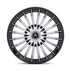 Set 4 24" Asanti Black AB048 Viceroy Black Machined Face 24x10 6x135 6x5.5 30mm