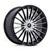 24" Asanti Black AB048 Viceroy Gloss Black Machined Face 24x10 5x130 20mm Wheel