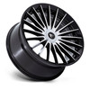 Set 4 20" Asanti Black AB048 Viceroy Black Machined 20x10.5 5x4.25 5x112 45mm