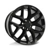 Set 4 Performance Replicas PR177 24x10 6x5.5 Gloss Black Wheels 24" 24mm Rims