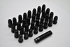 Gorilla Lug Nuts Set 32 14mm x 1.5 Spline Black Lug Nut Truck 8 Lug Truck M14x1.5