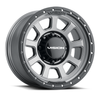 Set 4 18" Vision Off-Road 350 Ojos Satin Grey Wheels 18x9 8x180 Truck Rims 12mm