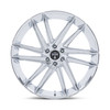 Set 4 26" DUB DC275 Blaze Chrome 26x10 Wheels 6x135 30mm Truck SUV Rims
