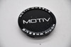 Motiv Black Wheel Center Cap Hub Cap CAP4-BLACK 2.5" Snap In