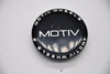 Motiv Black Wheel Center Cap Hub Cap CAP4-BLACK 2.5" Snap In