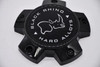 Black Rhino Gloss Black Wheel Center Cap Hub Cap 1234S02+MB-429 5.25" 5 Lug