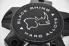 Black Rhino Gloss Black Wheel Center Cap Hub Cap 1234S02+MB-429 5.25" 5 Lug