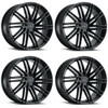 Set 4 Petrol P1C 17x8 5x115 Gloss Black Wheels 17" 40mm Rims