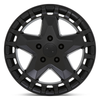 Set 4 Victor Equipment Alpen 17x8 5x130 Matte Black Wheels 17" 10mm Rims