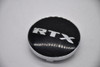 RTX Black Wheel Center Cap Hub Cap 210K62-A (RTX) 2.5" Snap In