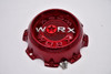 Worx Red Wheel Center Cap Hub Cap WX-8H-01 6.25" 8 Lug