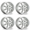 Set 4 15" Konig 35S Rewind 15x7 Wheels 4x4.5 00mm Rims 35S-RW7511400S
